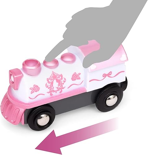 Miniatura 4 de BRIO Disney Princess - 32257 Sleeping Beauty - Tren de batería | Encantador juego de tren de juguete para niños | Compatible con todos los juegos de