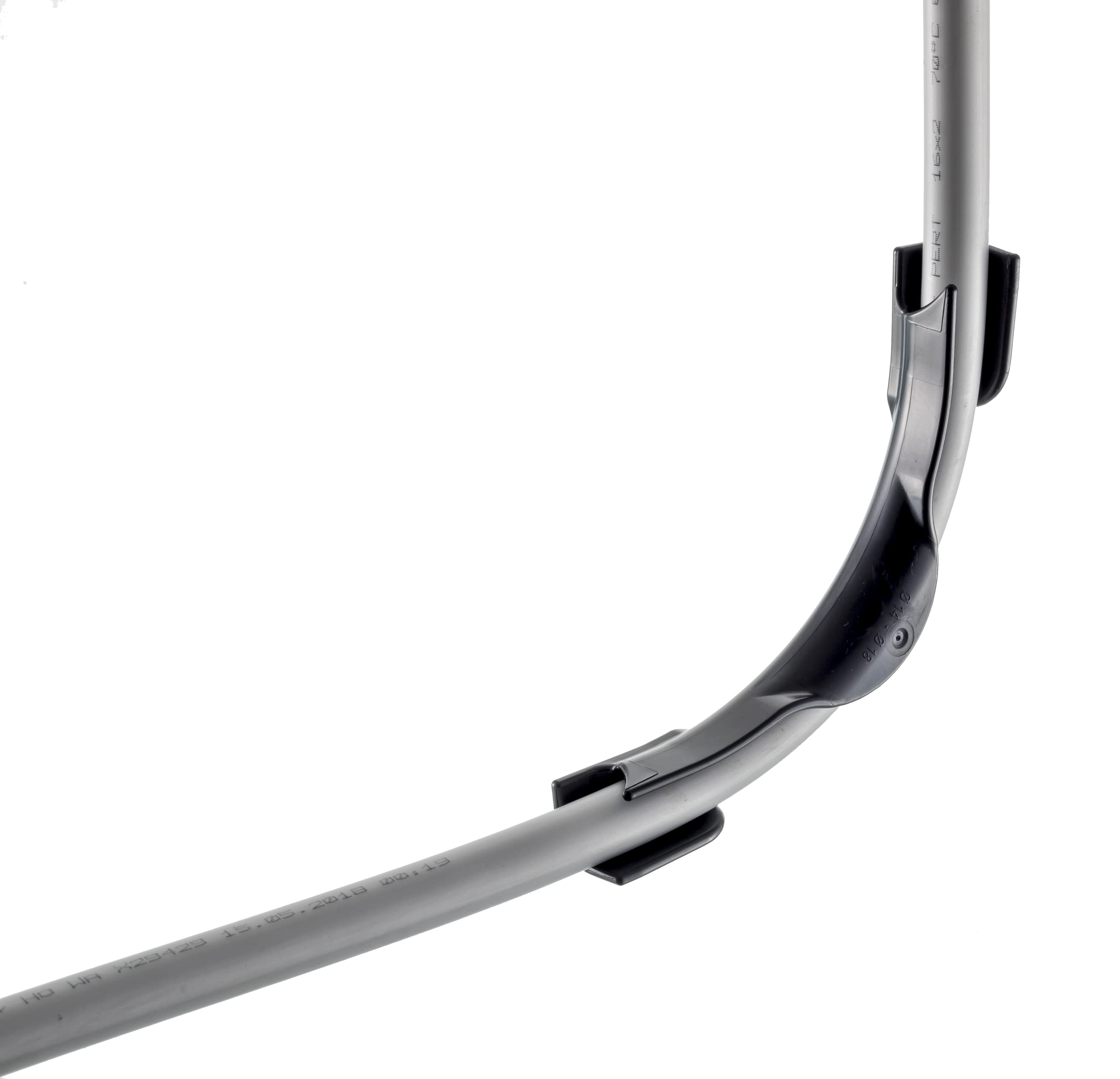 50 x Profi - Winkelspangen für Fußbodenheizung - Winkelspange - Umlenkbogen zur Rohrführung (14-18 mm) - Made in Germany -100% Formstabil -Profiqualität
