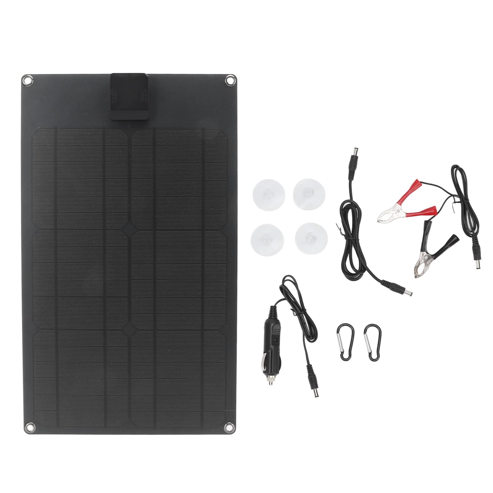 Panel solar de 20 W Cargador solar portátil impermeable con salida de USB Tipo C DC para carga de emergencia al aire libre Cámara GPS GPS