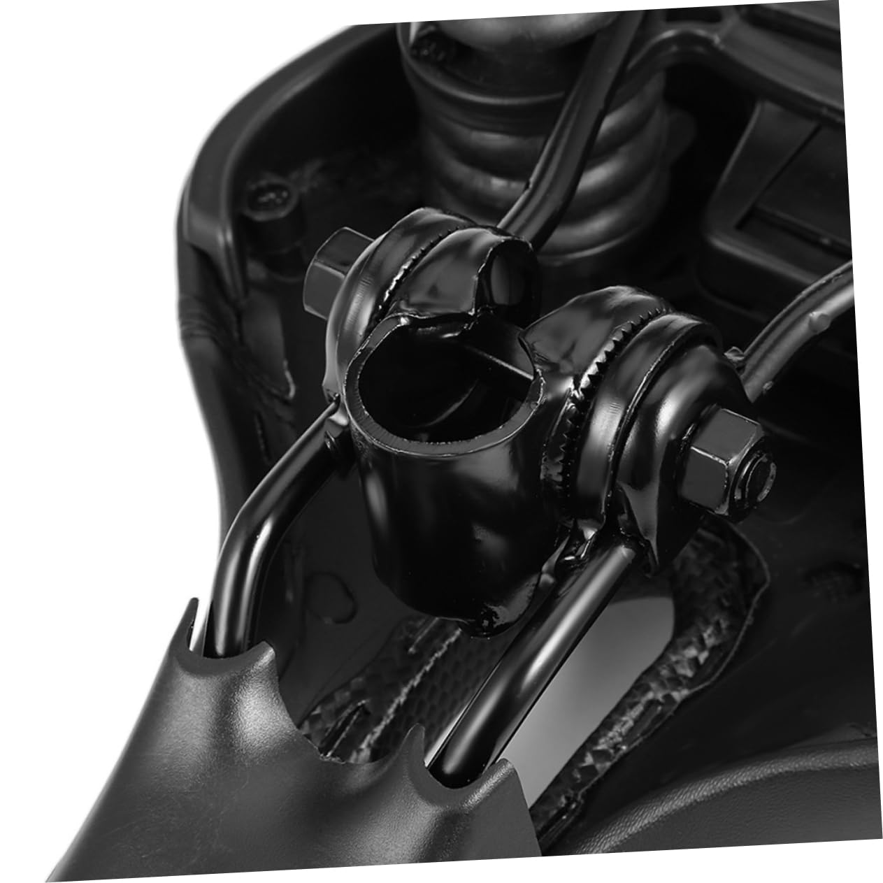 Selle De Vélo VTT avec Coussin Creux Confortable Et Lumière Intégrée Assise Amortissante pour Siège Extérieur Coussin Siège Vélo Noir