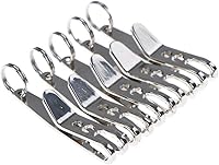 Vista 9 de Acxico Mini EDC Gear Pocket Suspensión Clip Percha Herramienta Llavero Llavero, Blanco