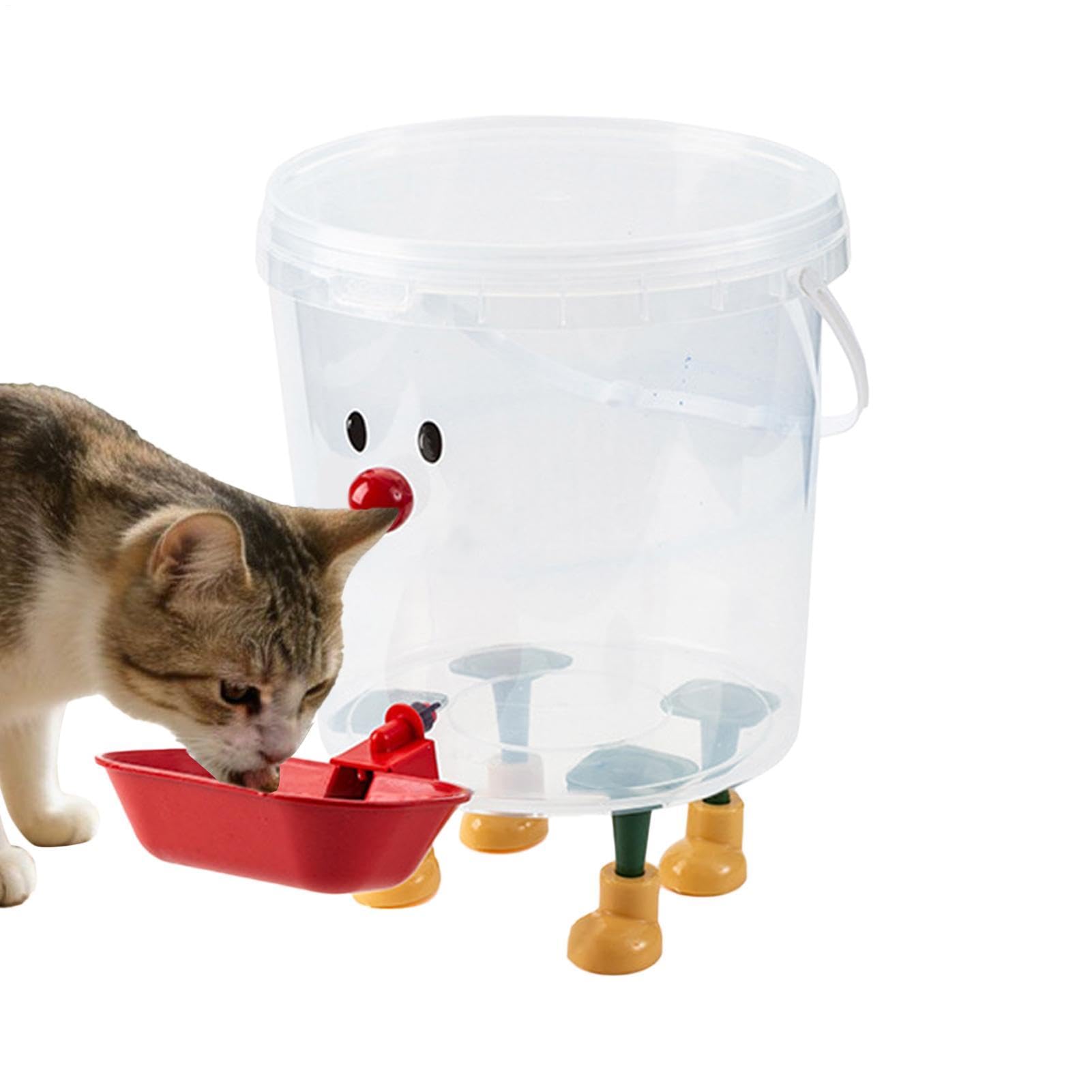 Dispensador de agua para perros pequeños idóneo para usar en el balcón o apartamento