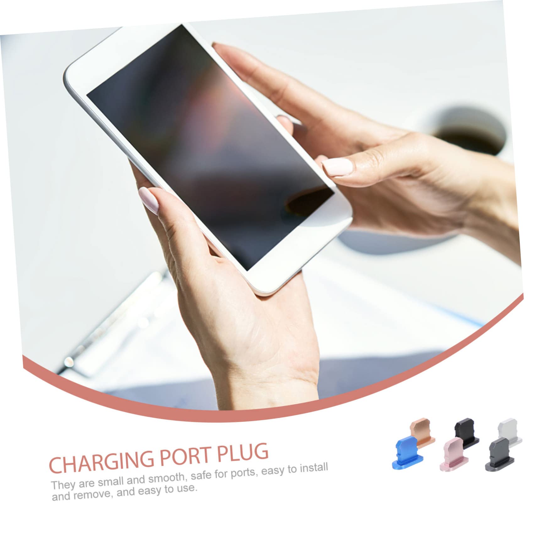 DOITOOL 30 Piezas Tapón Antipolvo para Enchufar Enchufes USB Enchufe para Puerto Protector De Puerto De Carga Cubierta del Puerto De Carga Teléfono Accesorios Metal
