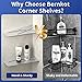 Bernkot Corner Shower Shelf 12
