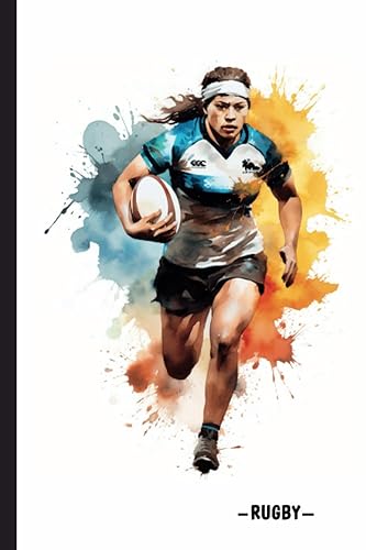Cuaderno de Rugby Cuaderno para amantes de Rugby - 100 páginas - Regalo ideal para niñas, adolescentes o adultos (Spanish Edition)