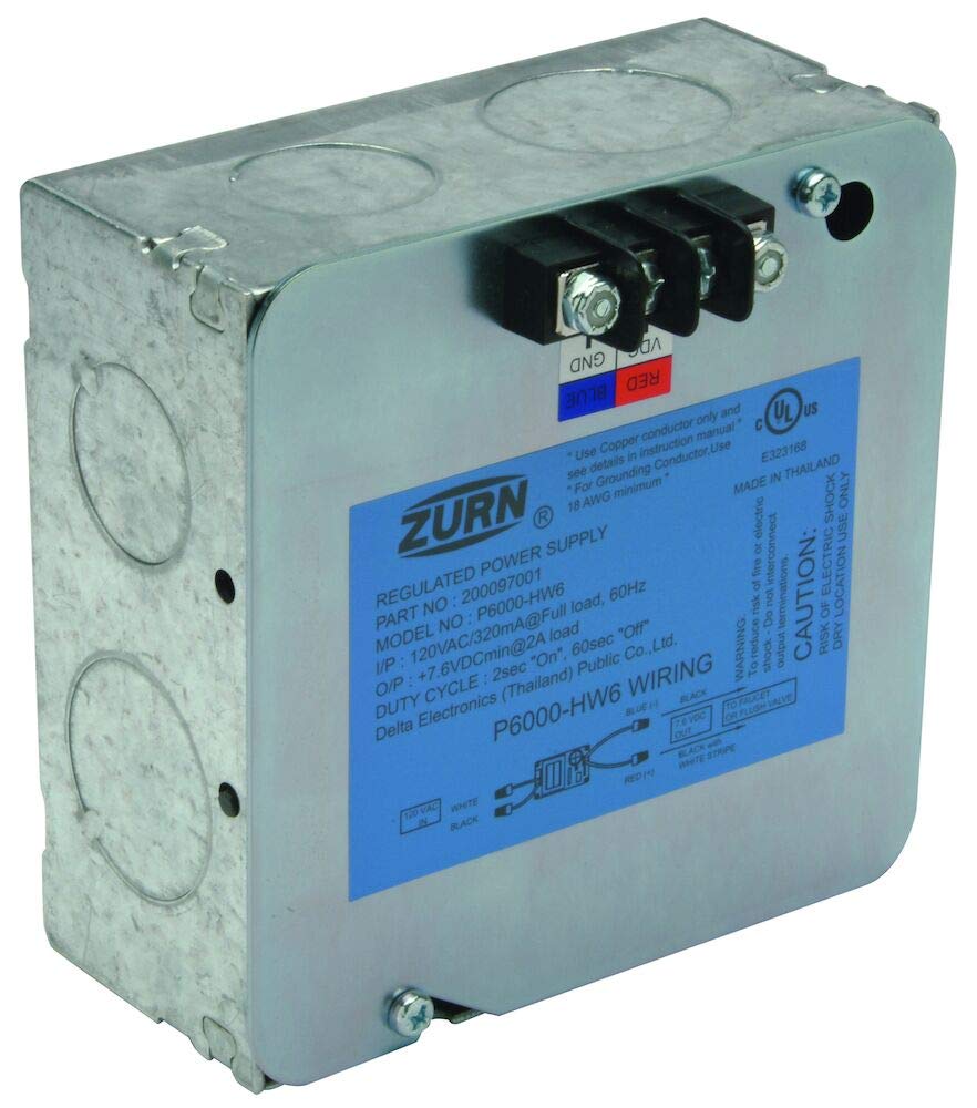 Zurn Convertidor de alimentación de cable duro P6000-HW6 Zurn
