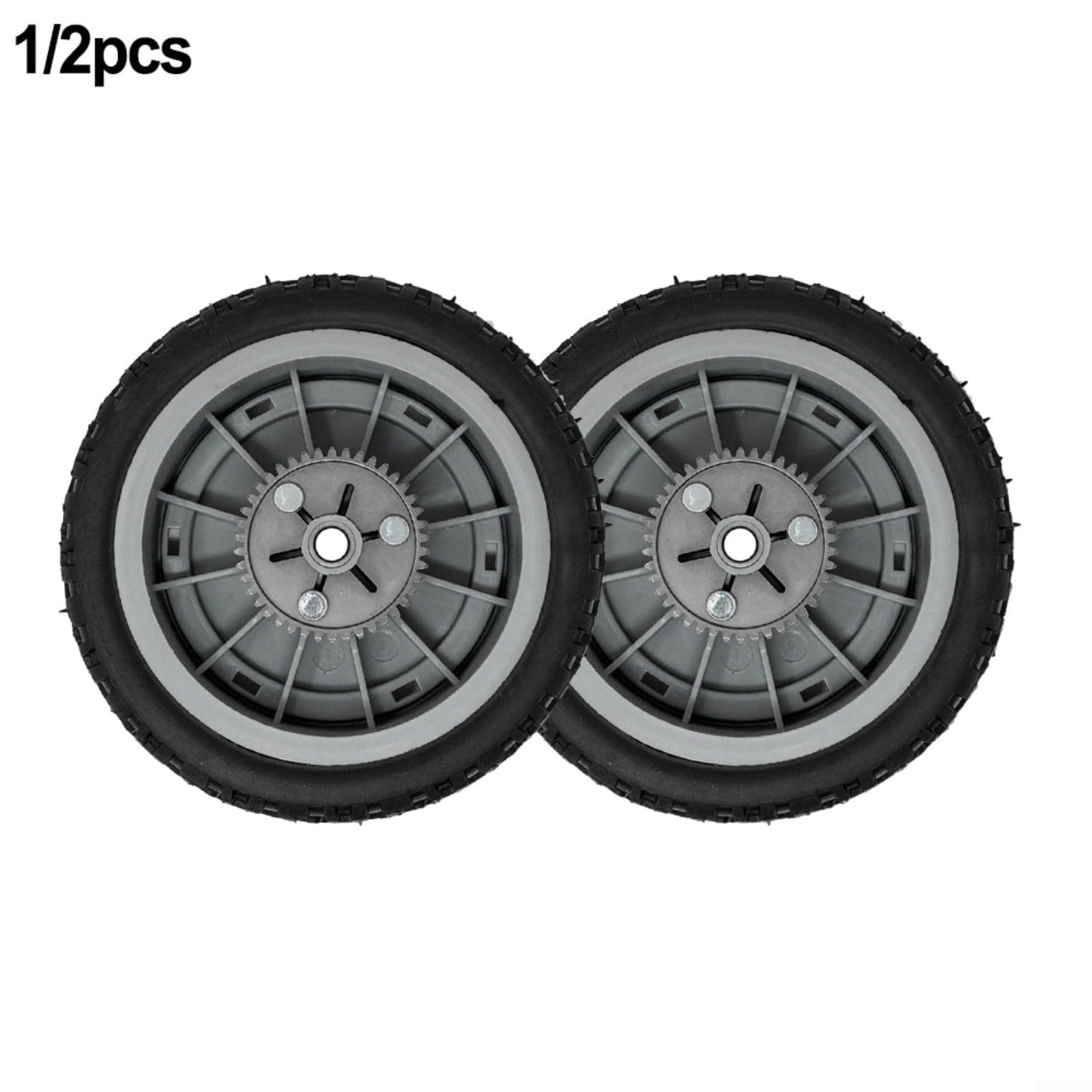 Conjunto de engranaje de rueda trasera compatible con TORO 107-3709 para cortacésped modelos 20053 a 20384, mejorando la tracción y maniobrabilidad en terrenos irregulares (2 piezas)