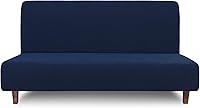 Vista 21 de Easy-Going Funda 100% impermeable para futón, funda de sofá impermeable doble para futón, funda de sofá jacquard elástica, protector de muebles a