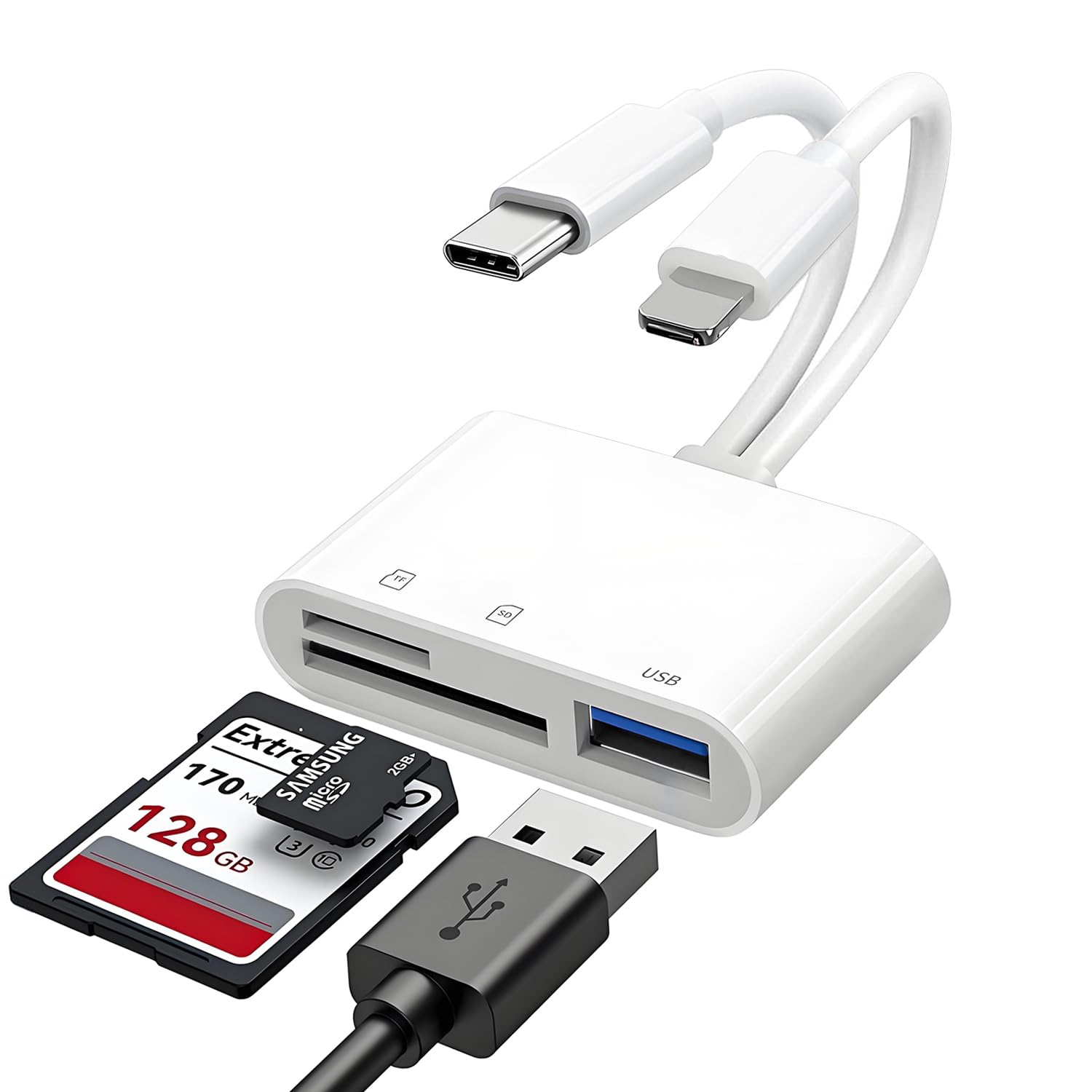MaxRenard USB-C SD Card Reader for iPhone & iPad, Dual-Port Memory Card Adapter for Cameras – Supports SD, Micro SD, USB 3.0, Plug & Play – No App Needed-picture-15