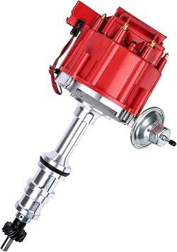 HEI Distributor LaMulaAuto Compatible with Big Block Ford FE V8 352 360 390 406 410 427 428, One-Wire Installation, 65k Coil 7,500 RPM