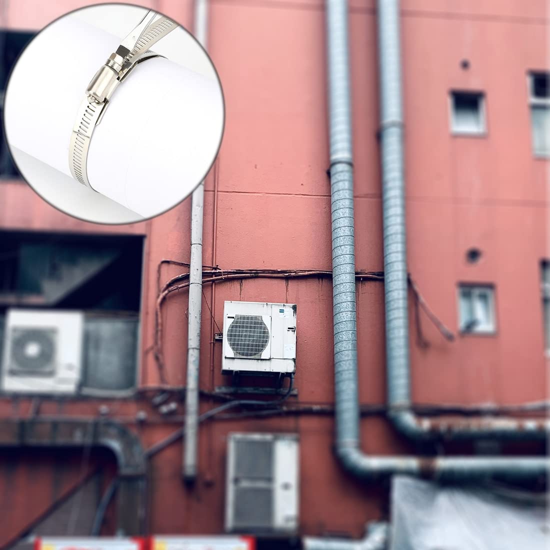 Fascette In Acciaio Inox Regolabili - 6 Pezzi Per Tubi E Cavi - Foto 9