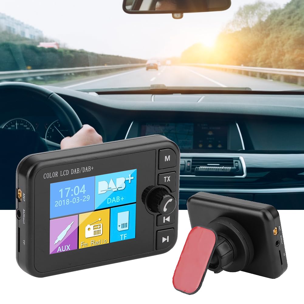 Receptor Bluetooth de Radio Digital para automóvil Dab de 2.4 Pulgadas con transmisor FM