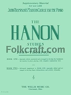 Willis Music Hanon Studies Book Two Mid-Intermediate Level Piano