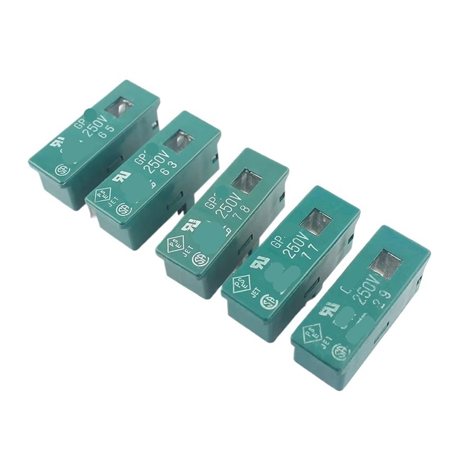 5 fusibili, A60L-0001-0245, GP05 GP10 GP16 GP20 GP32 GP50 GP75(GP75)