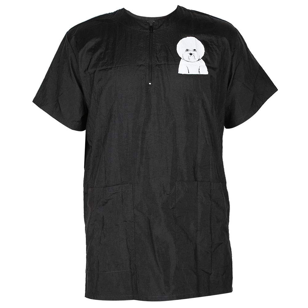 Blouses de Toilettage pour Chiens de Coiffeur pour Femmes et Hommes, Gilet de Barbier Vestes de Barbier pour Hommes Blouse de Barbier avec Poches pour Salons de Coiffure et