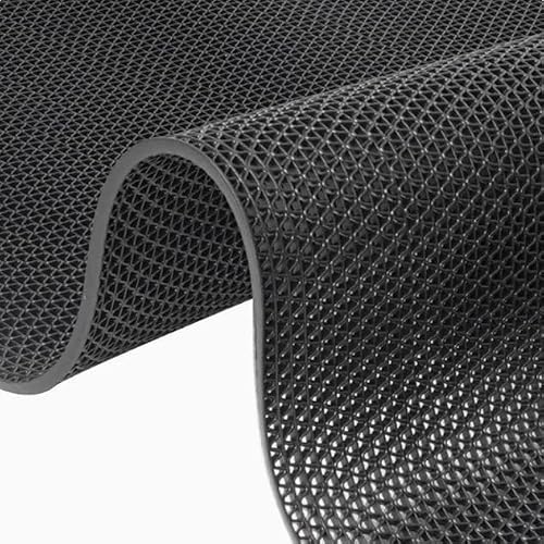 Image of MYOYAY Drainage Non Slip Floor Mat 300 X 90cm 5.5mm Thick Commercial Rubber Mat S-Shaped Carpet Anti-Fatigue Rubber Matting for Bathroom,Swimming Pool,Kitchen,Restaurant,Garden