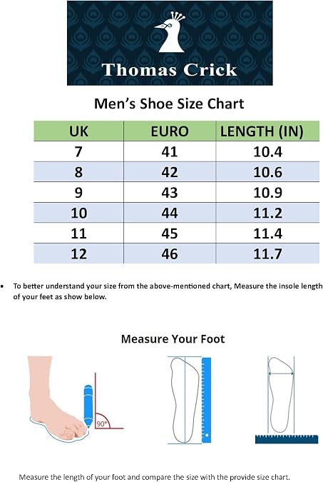 Thomas Crick Men’s Waldew Suede & Genuine Leather Brogue Shoes | Classic Lace-Up Oxford | Smart Casual & Formal Dress Shoes for Men