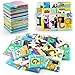 teytoy Baby Toys Infant Bath Toy, Soft Alphabet Cards Toys, Activity Waterproof Early Learning Educational Toy, 26 pcs ABC Alphabet Flash Cards Bathtub Toys, Toddler and Kids Perfect for Baby Shower