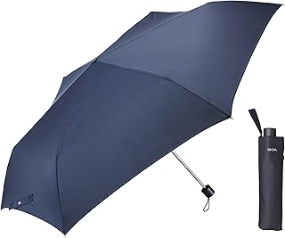 Waterfront 折りたたみ傘 雨傘 『 ビッグサイズ 折 』 ダーク ネイビー 63cm 長傘よりも大きくて耐久性もある定番傘 親骨 FRP 強化骨 ユニセックス U363-0866DN1-BE