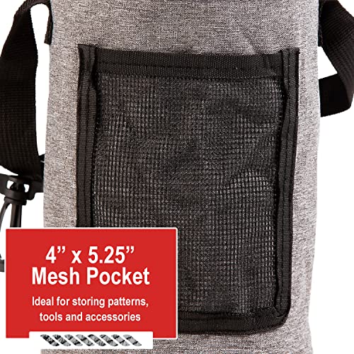 Knitting Bag Yarn Storage Tote - Craft Organizer For Yarn, Knitting Needles, And Hooks - Small Project Supply Carrying Case With Pockets For Crochet Accessories #TOP4
