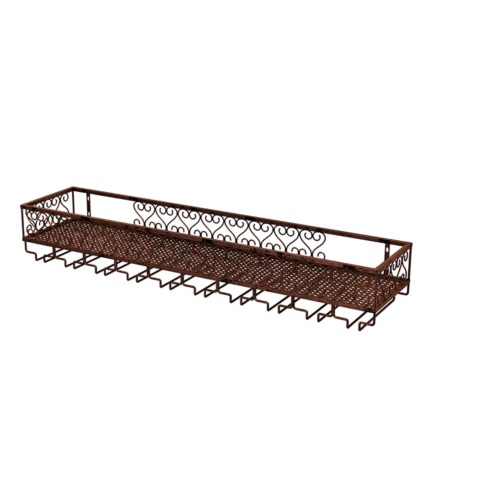 Casier à vin mural en métal haut, rangement bouteilles pliable de cuisine