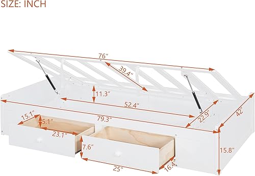 Miniatura 290 de Versatility - Litera individual sobre individual con escritorio y armario integrados, cama alta de madera maciza y plataforma independiente con