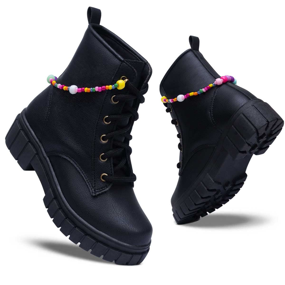 Bota Infantil Feminina Nº 28 ao 36 Coturno Casual Com Pulseira 09.06J em promoção! Veja a oferta e mais achadinhos de Botas & Galochas Infantis 4 Hoje é o melhor dia para comprar Bota Infantil Feminina Nº 28 ao 36 Coturno Casual Com Pulseira 09.06J com aquele preço maroto! Promoção! Aproveite a oferta! 4