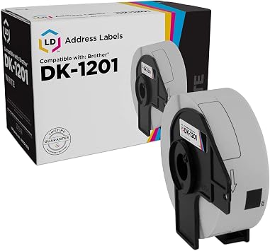 LD Compatible Address Label Replacements for Brother DK-1201 - 1.1 in x 3.5 in White, 400 Count