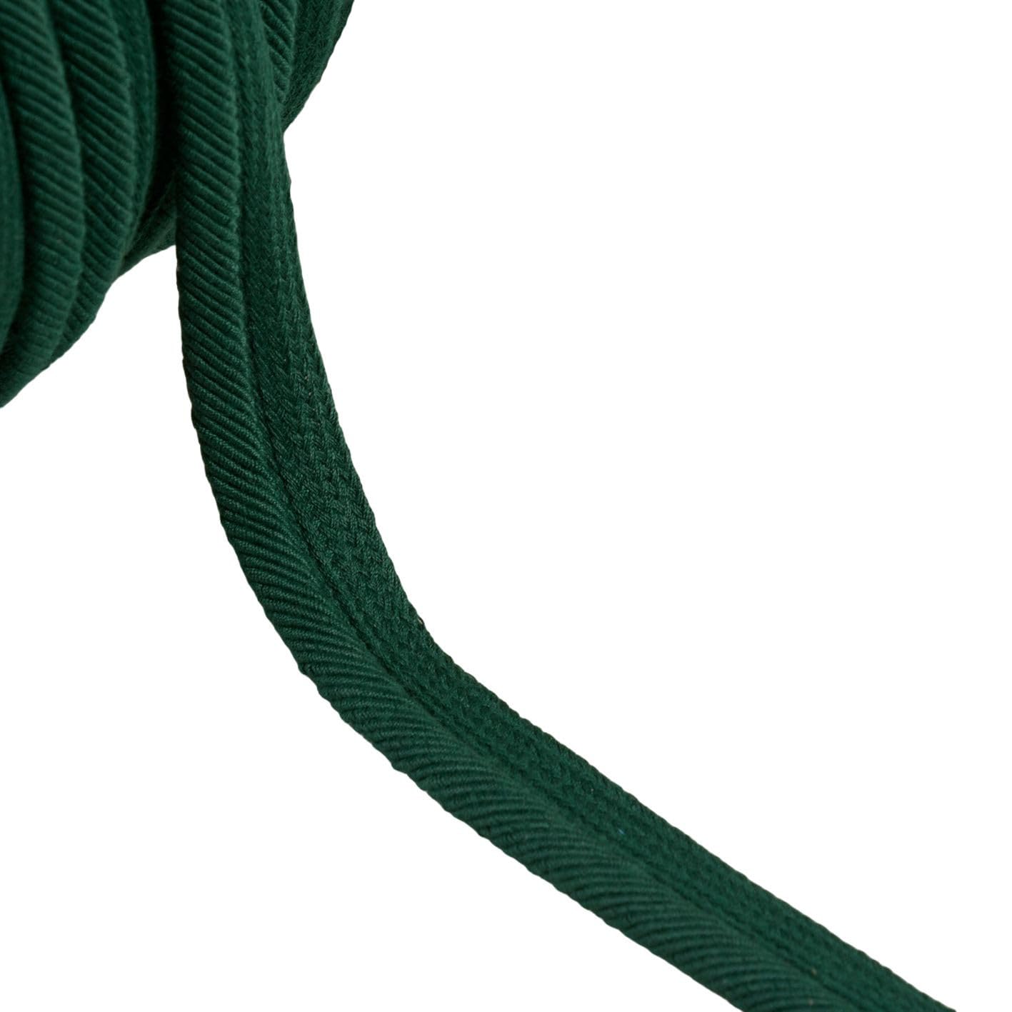 Bobina de 20 m con cordón de alambre, 6 mm, color verde