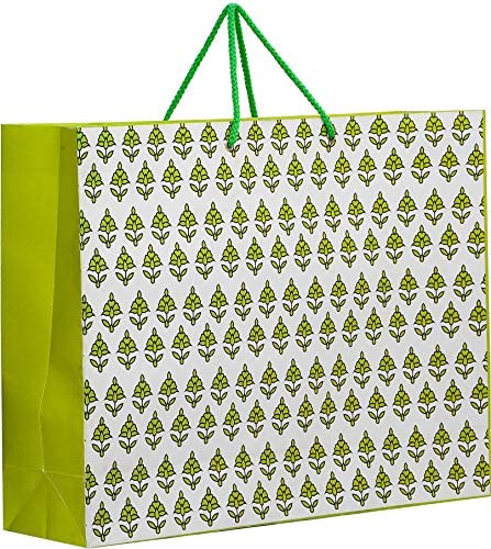 PPJ ® - FLORAL (10 Pcs.) PAPER CARRY BAG, 16 Inch X 12 Inch X 4 Inch for DIWALI/WEDDING/FUNCTION/BIRTHDAY/RETURN GIFTS/CHRISTMAS (Pack of 10) (B0BJ37N41N) Amazon Price History, Amazon Price Tracker