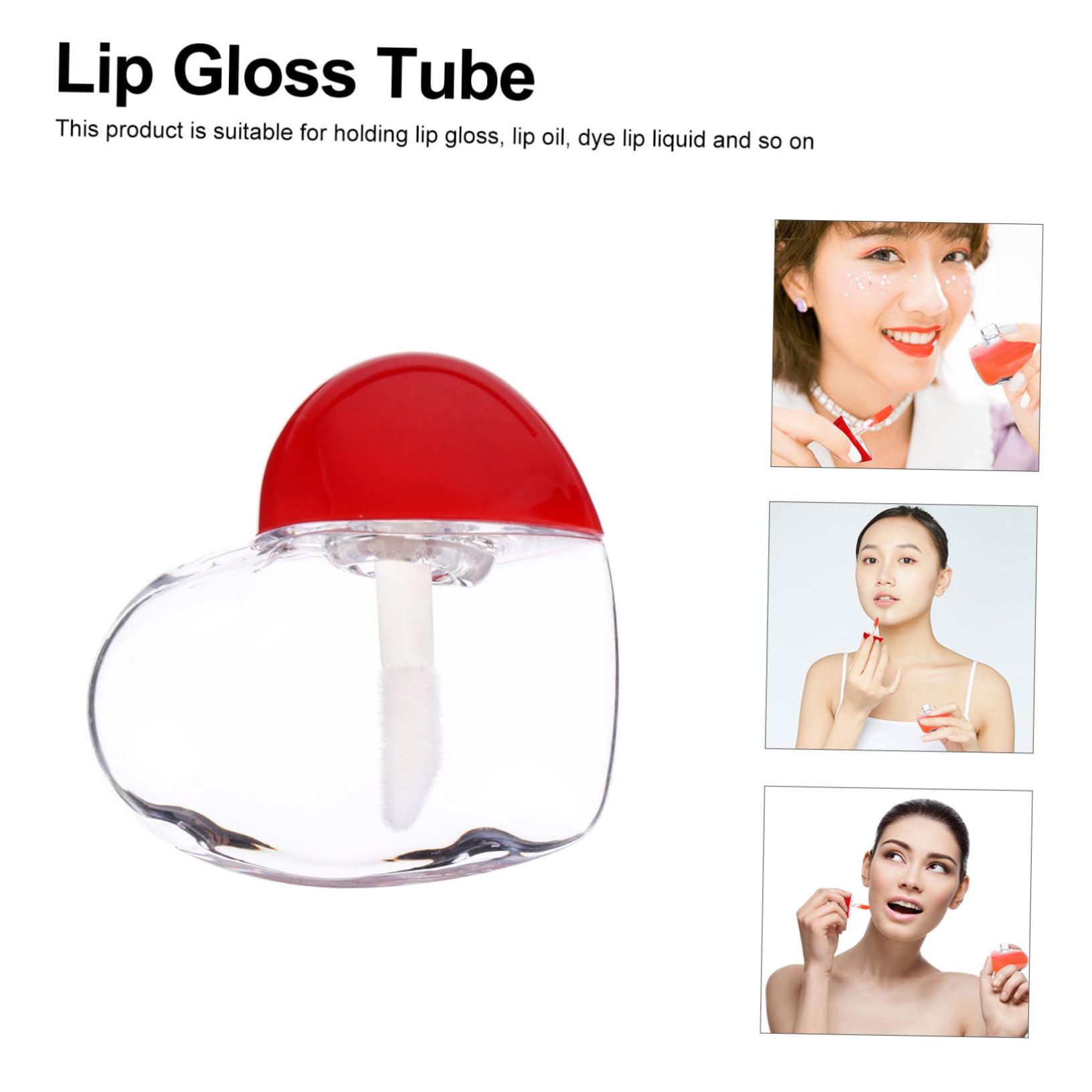 CALLARON 2 Set Tubo Per Lucidalabbra Per Cosmetici Per Diy Balsamo Labbra Design Compatto E Portatile Per Campioni 20 Pezzi * 2