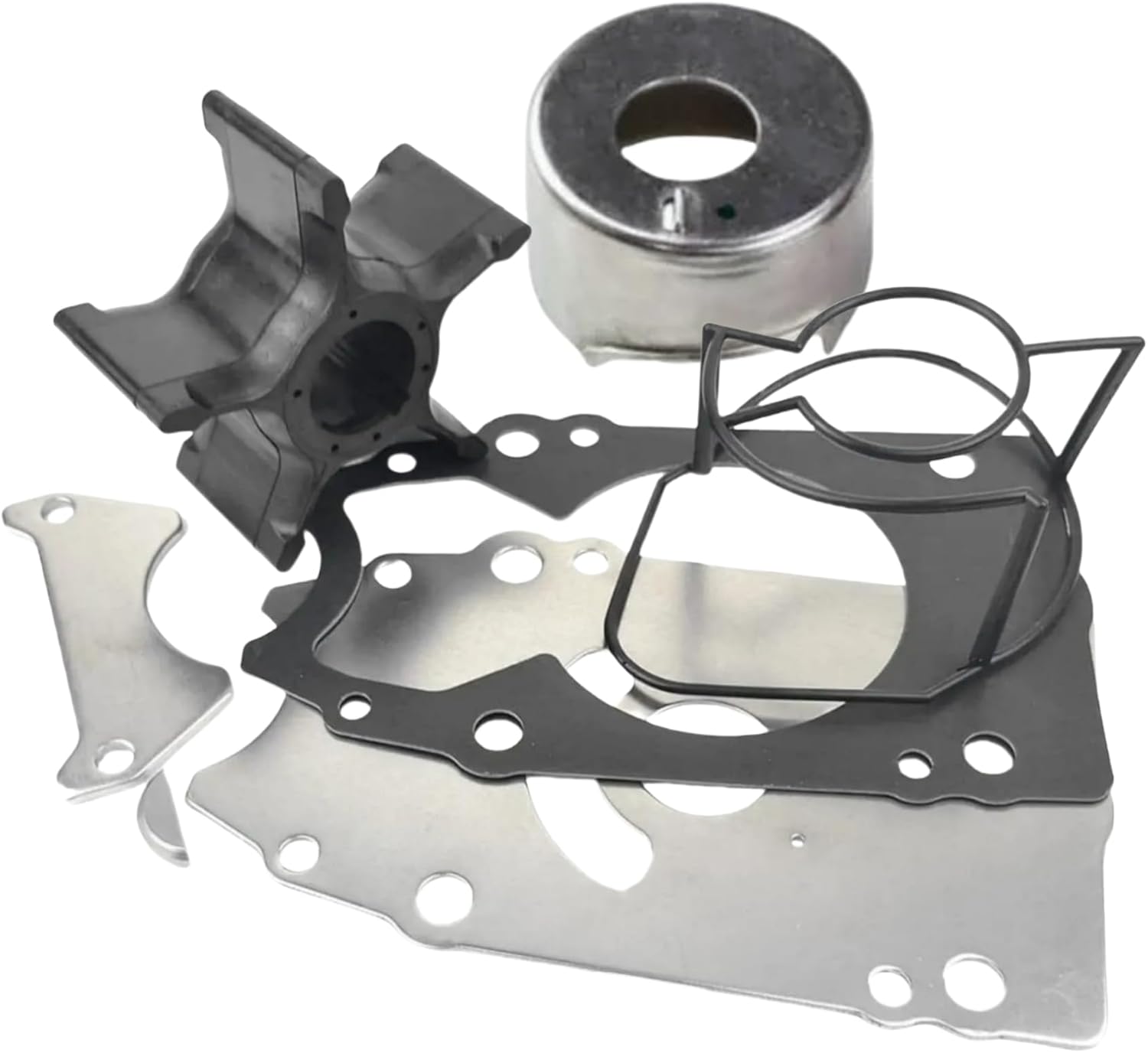 17400-98J03 Water Pump Impeller Repair Kit for Suzuki 4 Stroke Outboards DF 250SS 300A 300AP Motors 17400-98J04
