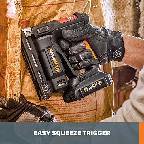 Worx Nitro Wx843L 20V Power Share 3/8" Cordless Crown Stapler #TOP4