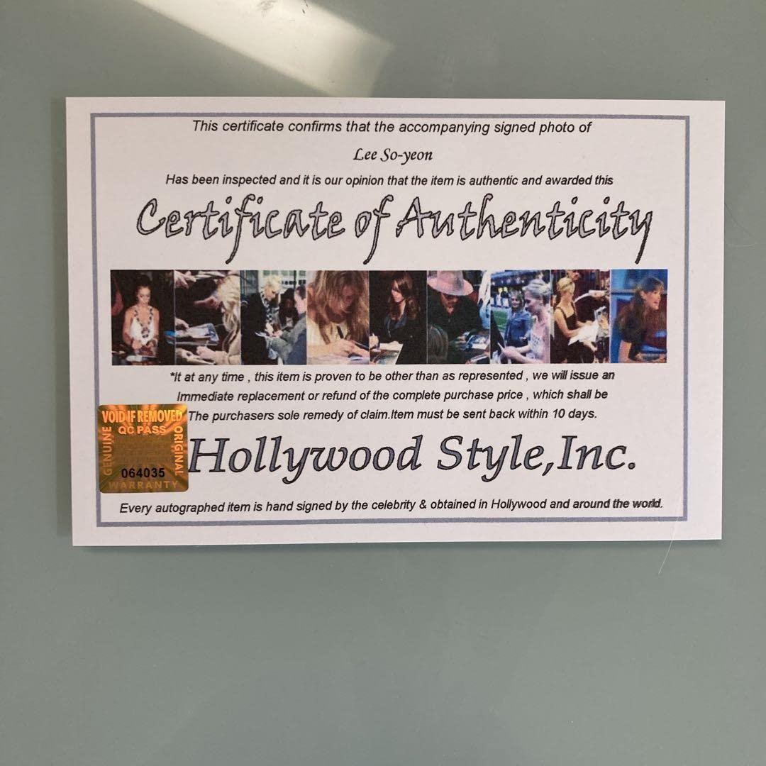 Amazon.co.jp: プロミスナイン イソヨン直筆サイン入り 2Lサイズ