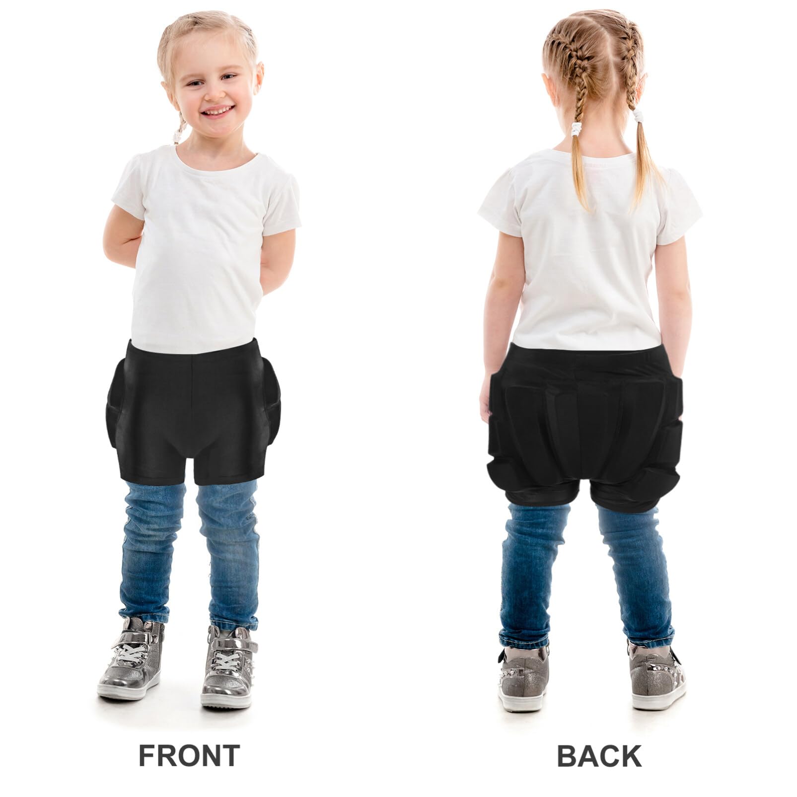 BESPORTBLE Roller Skating Protective Pad Toddler Hip Protector Kids Skateboard Pads