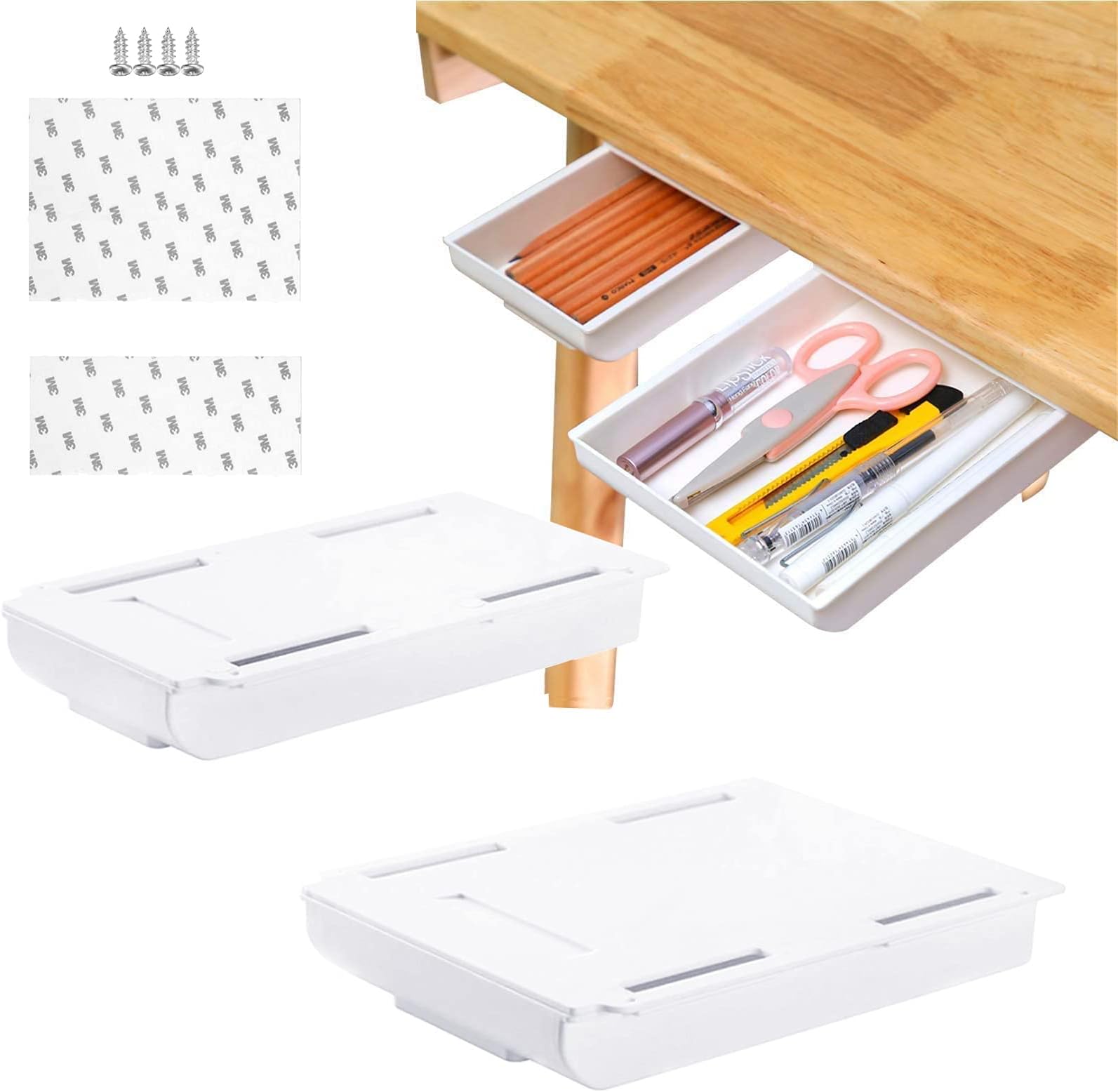 Scatole Organizer Per Armadio - Set 2 Pezzi In Cartone Resistente Con Stampa Gufetti, Ideali Per Cambio Stagione - Foto 6
