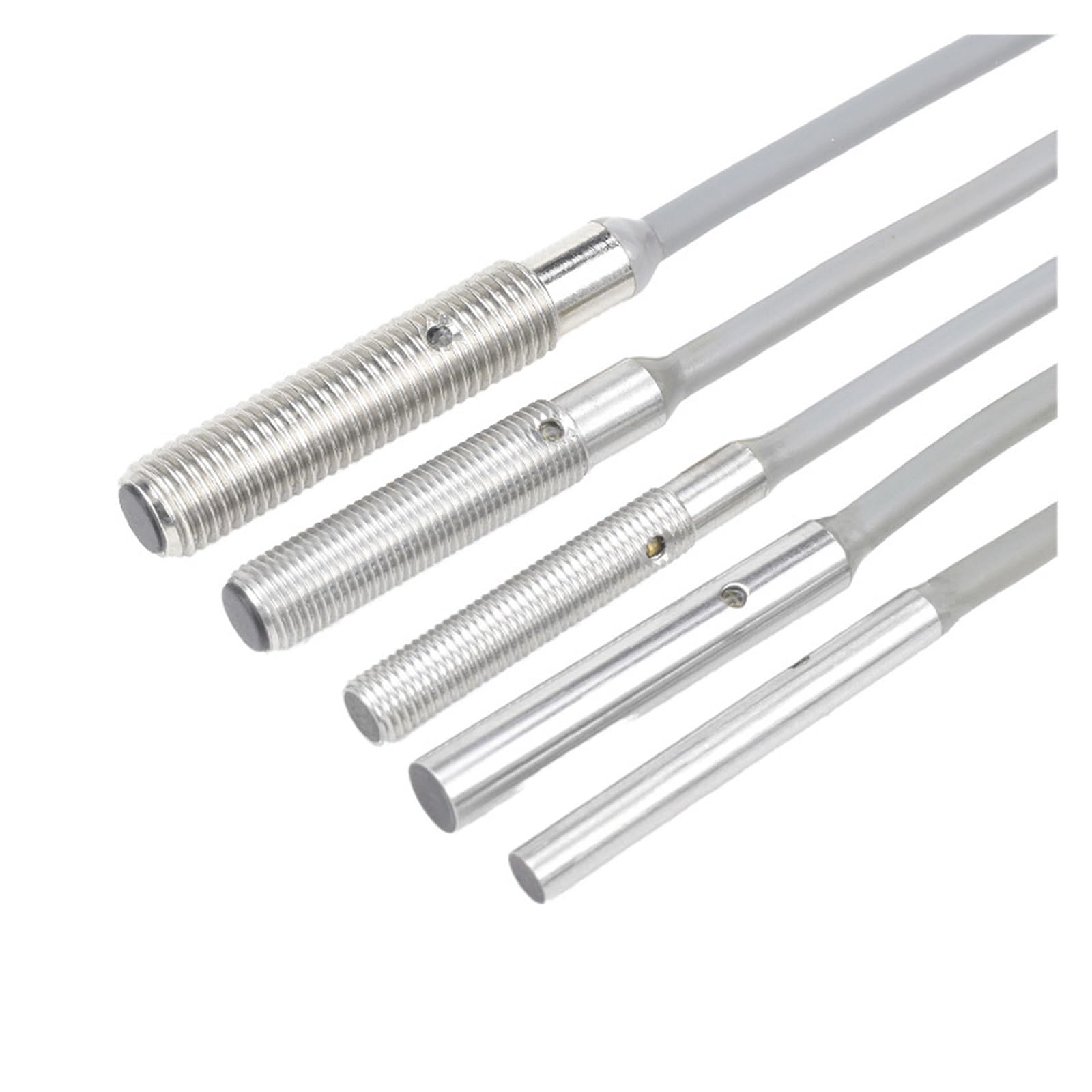 QAZXSEMUI 3-Wire JM-D3D4M4M5M6 Stainless Steel inductive Sensor Flush Switch NPN and PNP Output Proximity(M5flush NPN NO-Sn:0.8mm 1.0mm 1.2mm 1.5mm)