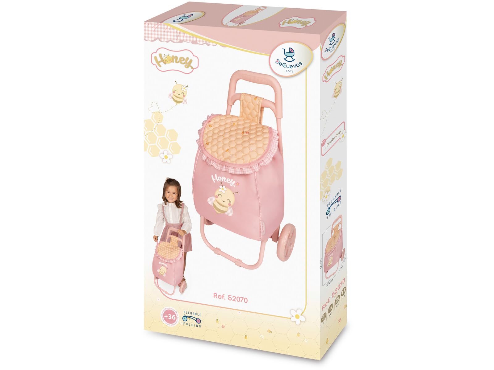 Carrito de la Compra Plegable Honey DeCuevas 52070