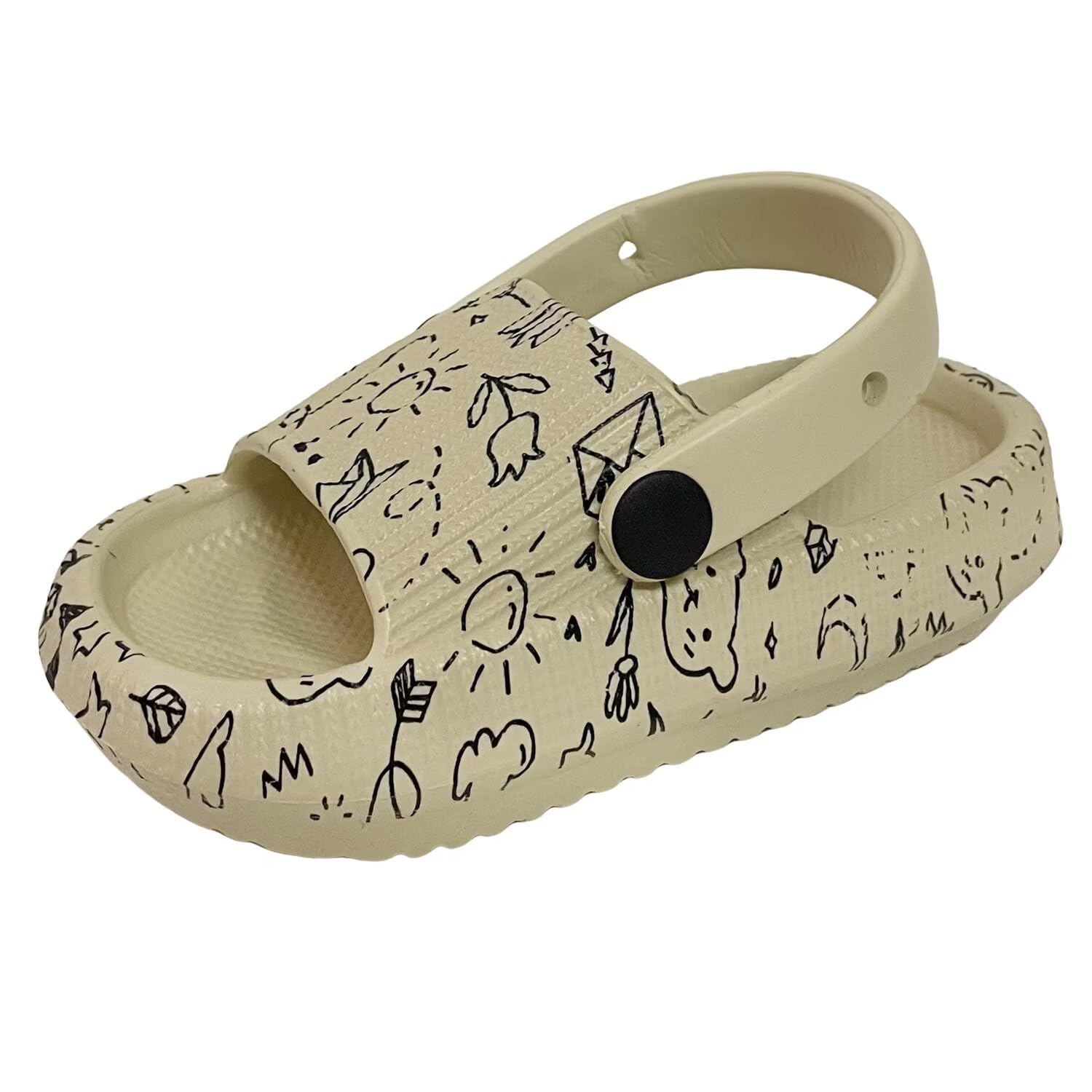 Unisex Kinder Badeschuhe Mädchen Sommer Pantoffel Strand Sandalen Jungen rutschfeste, Leichte Dicke Wolke Schuhe Kinder Pantoletten für Schwimmbad Strand Badezimmer