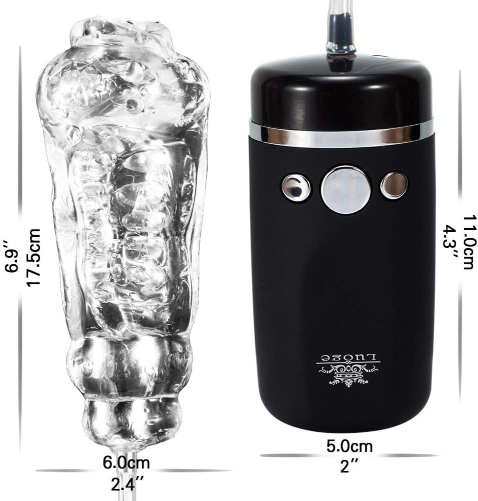 Realistic Six Toys for Men Suckìng Male Pocket Pussey Rotating,Interaction 2 in 1-Free Automatic Másturabation Toys 10 Vibrátions S(exy Toys for Mens Hands Free