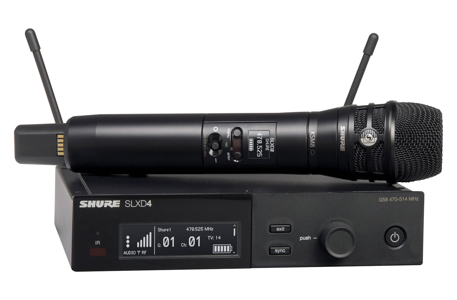 Amazon.com: Shure SLXD24/K8B Digital Wireless Microphone System