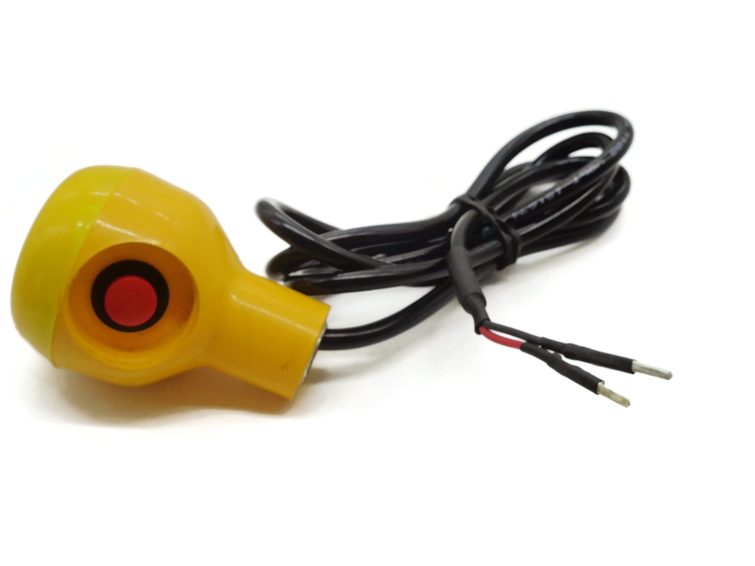 Yellow Knob Threaded with Microswitch (Part No. 128/12635 701/D9775) by Aries