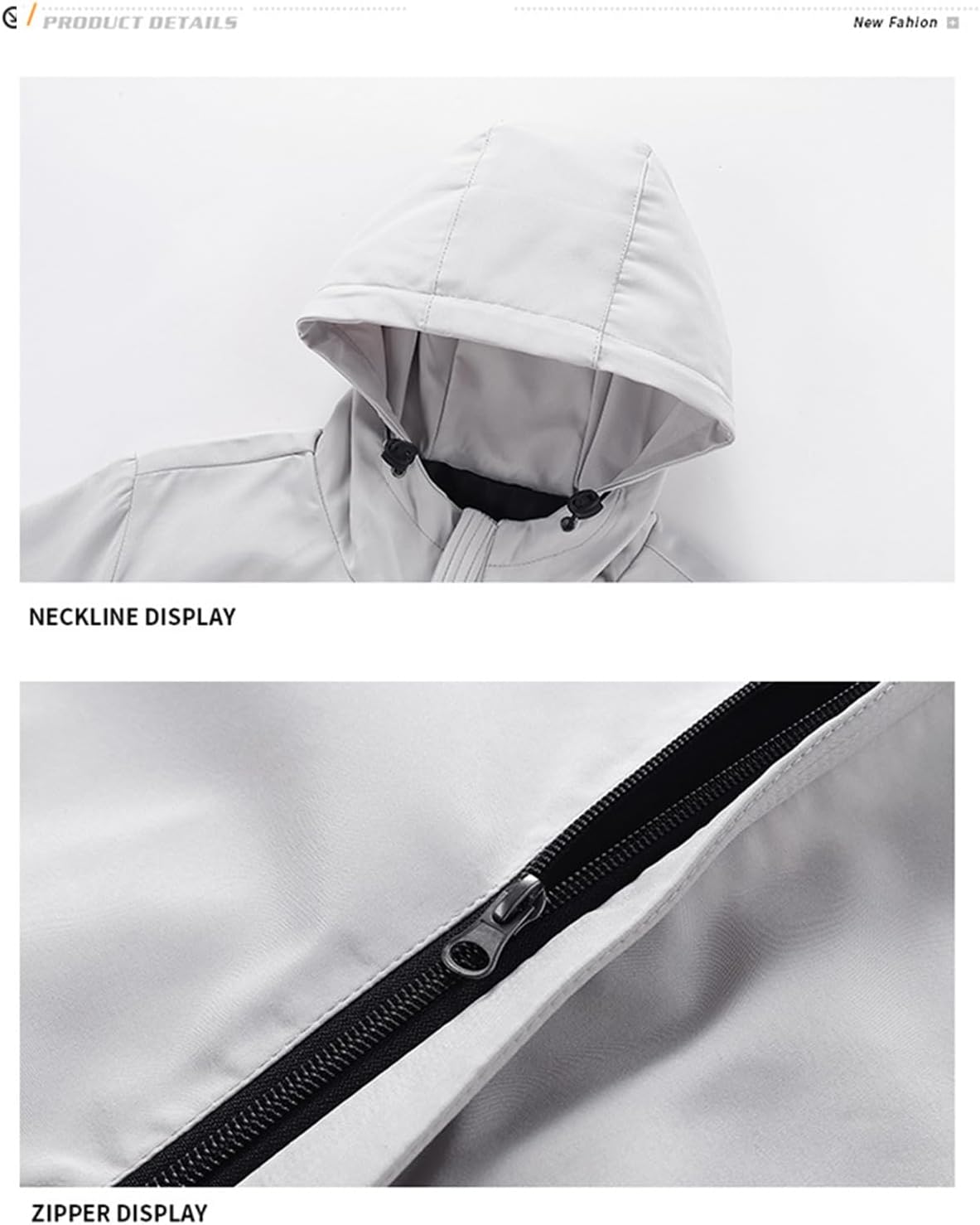 Custom Waterproof Jackets for Men Personalised Windbreaker Outdoor Softshell Multi Pockets Rain Coat with Detachable Hood