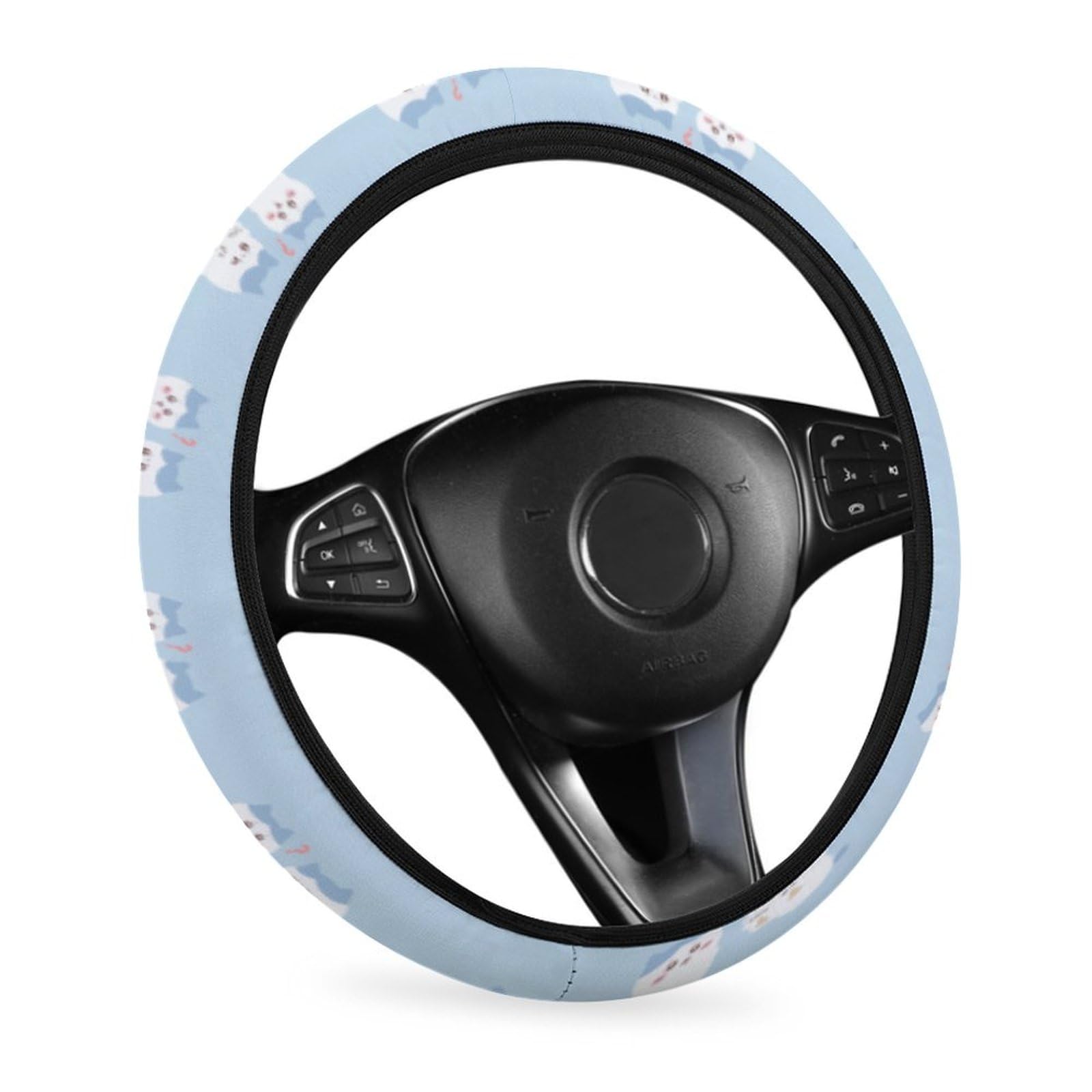 Amazon.co.jp: Chiikawa (Study) Steering Wheel Cover, Light