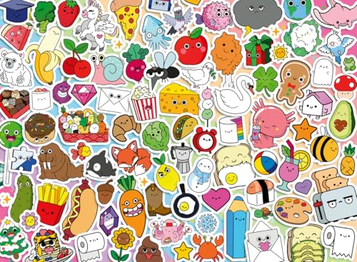 Puzzle 500 pièces : Stickers kawaii Ravensburger France - vue 4