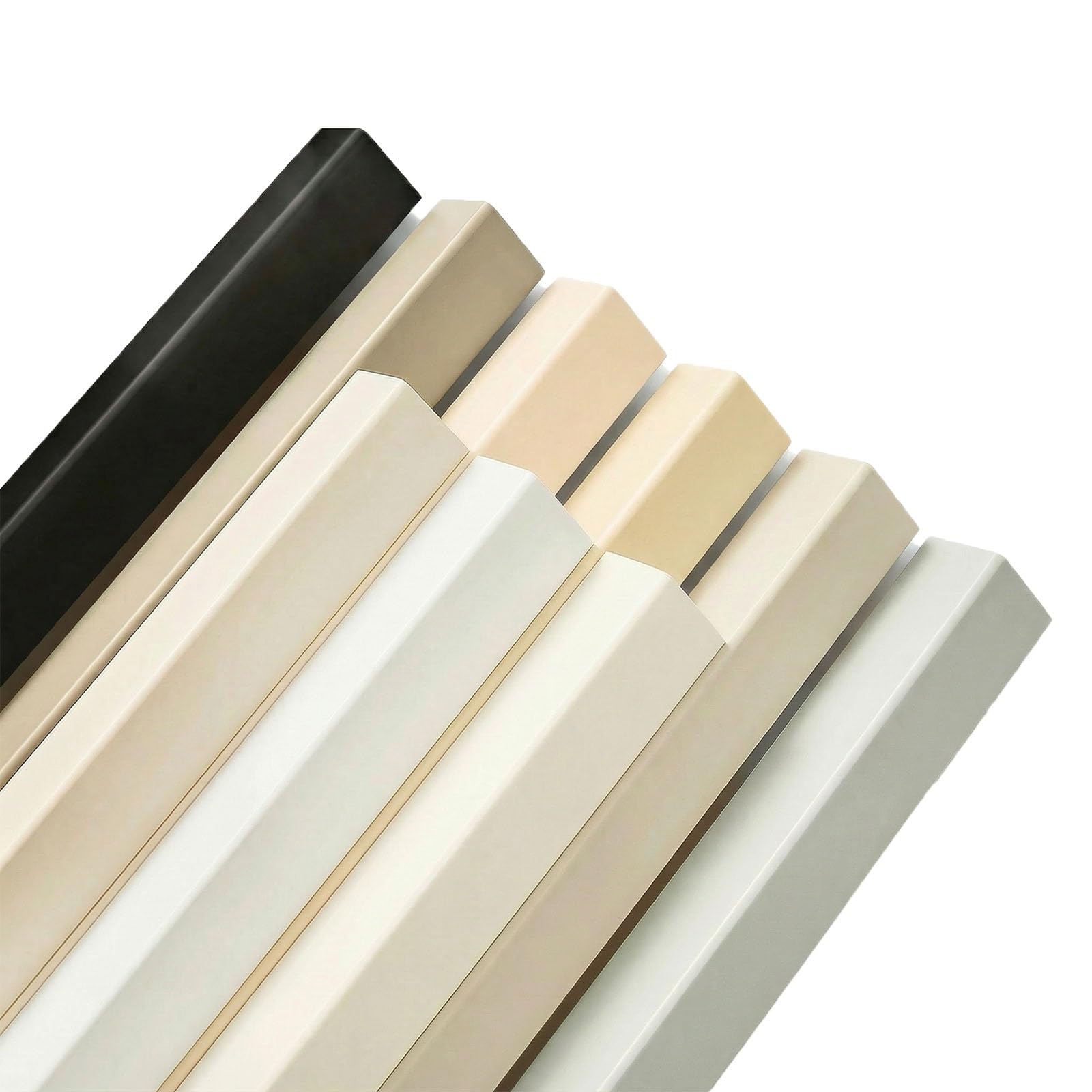 Protezioni angolari per pareti, 2,5 cm x 2,5 cm, autoadesive, effetto legno, protezione per spigoli da parete, in PVC, impermeabile, protezione dai graffi per armadi, tavoli, battiscopa e cucina