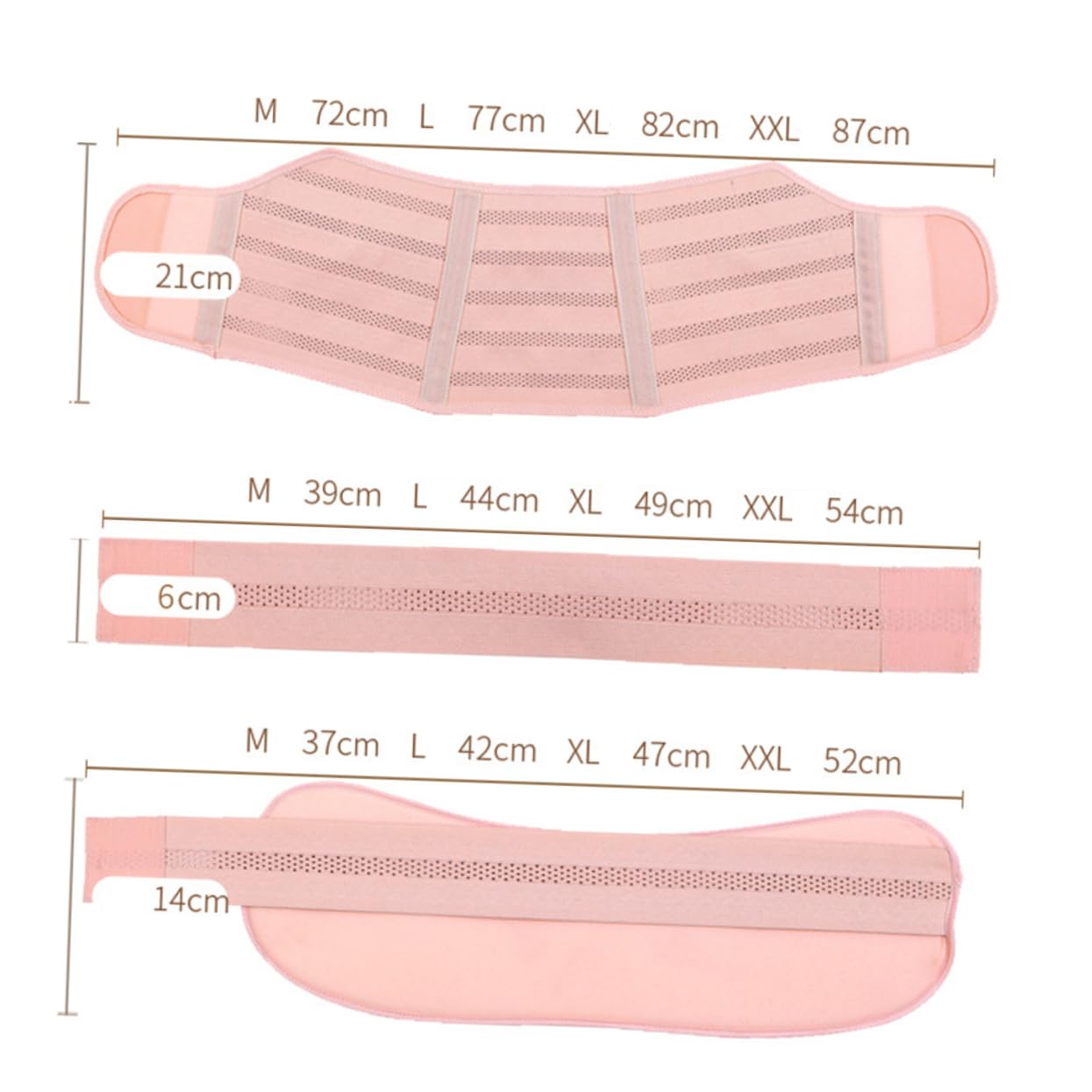 2pcs Maternity Belt Breathable Adjustable Pregnancy Back Support Postpartum Belly Band Abdominal Binder Plus Stretch Mark Relief