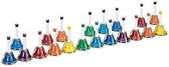 盆休み限定セール☆ウチダ ハンドベル ミュージックベル 20音 専用スタンド付き Amazon | ゼンオン ハンド/タッチ兼用タイプ 20音セット