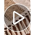 Image of ZeeMart Macrame Style Bicolor Stitching Table Runner, 12 x 72 Inch Brown /Ivory, Boho Neutral Table Runners 72 Inches Long, Farmhouse Woven Home Decor