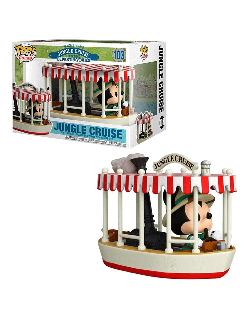 Funko Pop Jungle Cruise el regalo ideal de Mickey Skipper con barco para fans de las películas